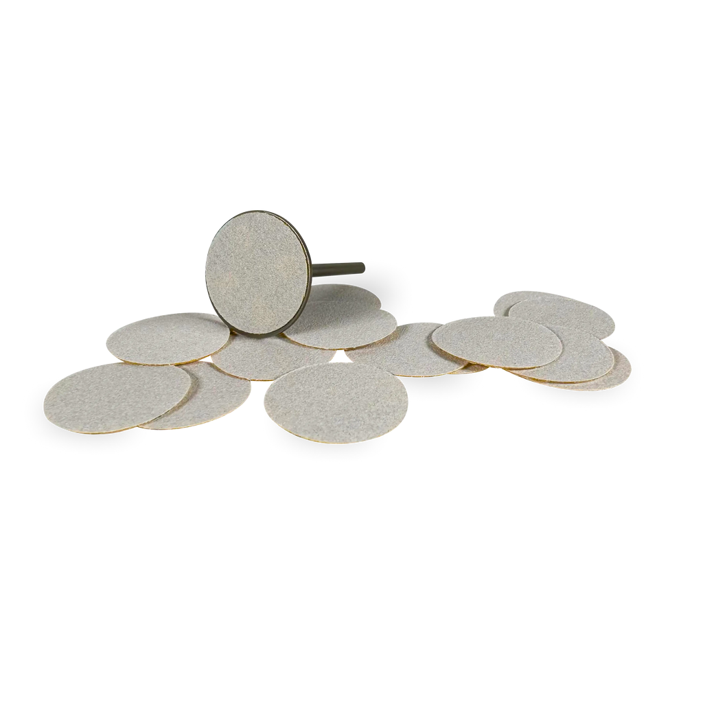 Replacement disposable white files for pedicure disc 100 grit M