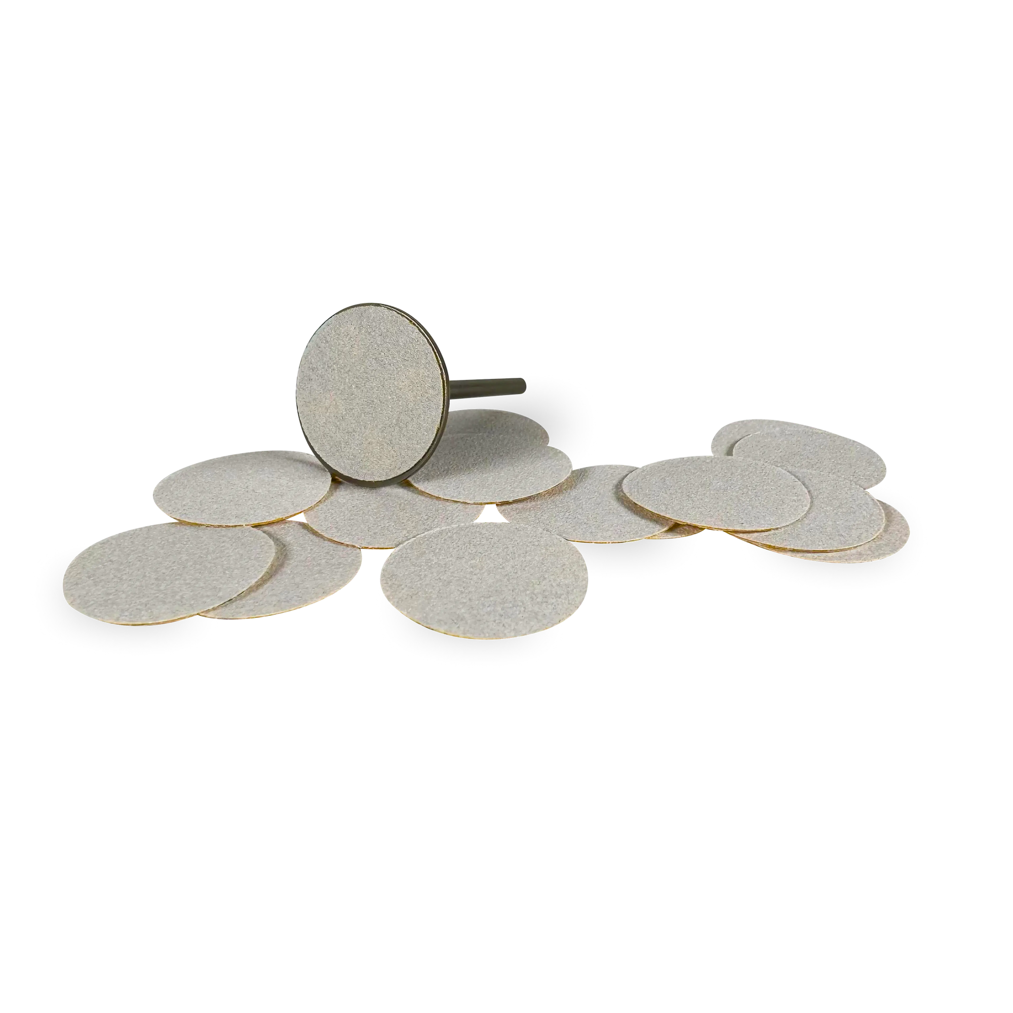 Replacement disposable white files for pedicure disc 100 grit M