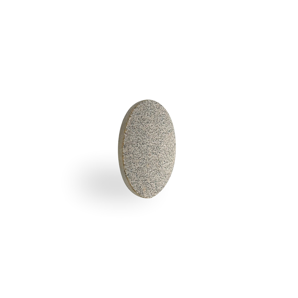 Replacement disposable white files for pedicure disc on soft foam layer 100 grit S