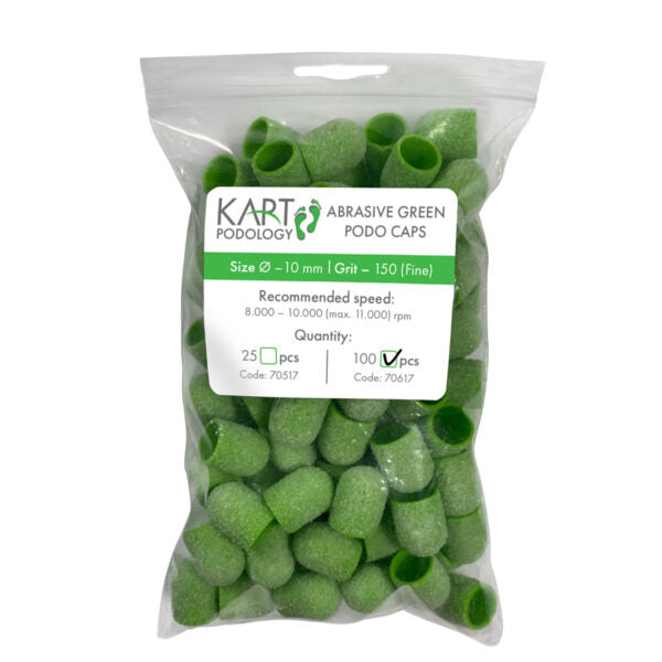 KART Podo caps 150grit/100pcs ( with Kart Certificate only)
