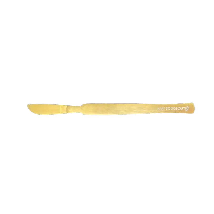 KART Metal Spatula to remove softened keratosis – Gold